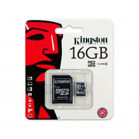 Memoria Microsd 16gb Kingston Clase4 Con Adaptador. Oferta