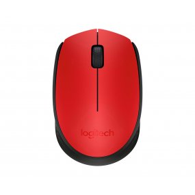 Mouse Inalambrico Logitech Optico Rojo Para Pc Notebook